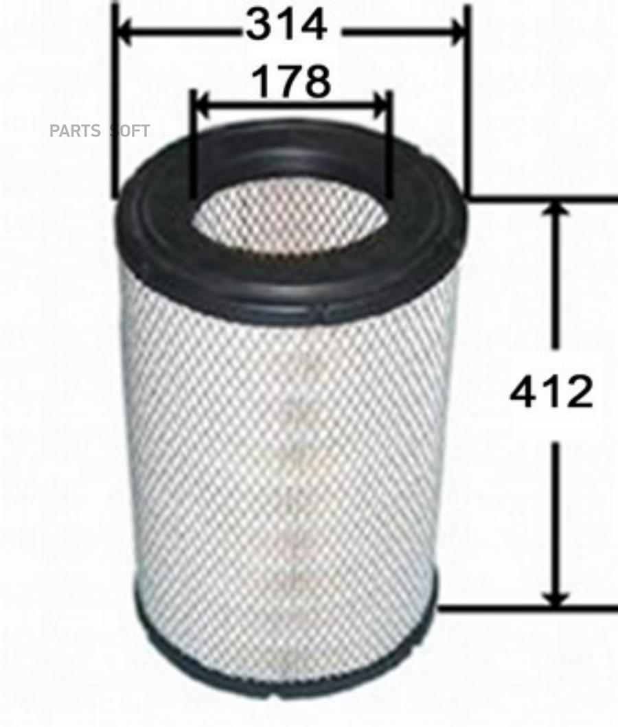 

Фильтр воздушный JS Asakashi A283J