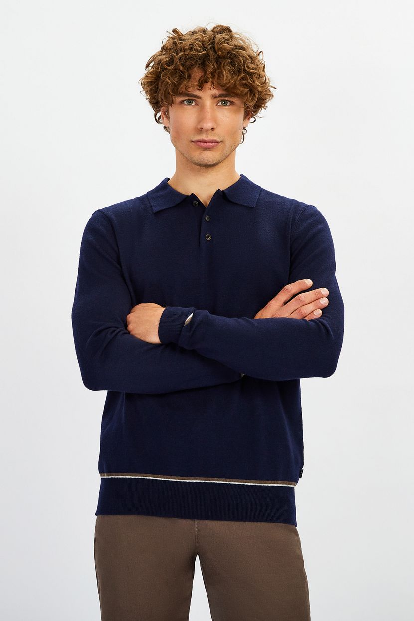 

Джемпер мужской Baon B6322502 синий 3XL, B6322502