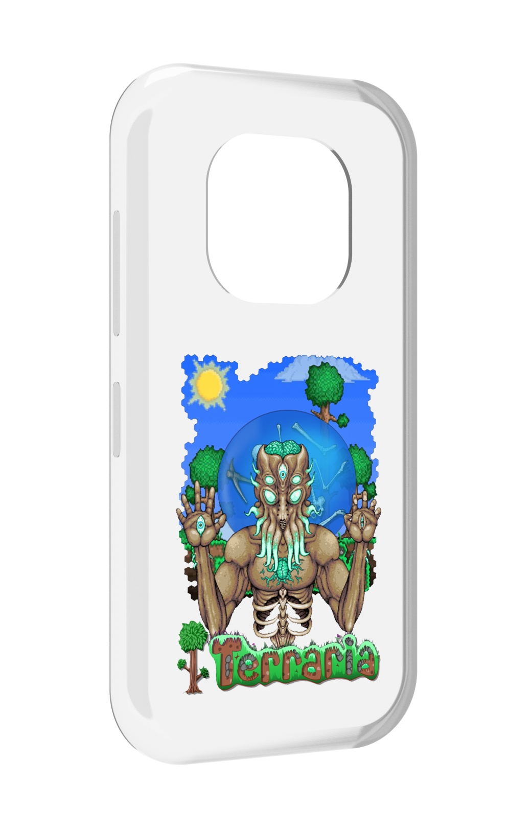 

Чехол задняя-панель-накладка-бампер MyPads Террария для Doogee V20 противоударный, Прозрачный, Tocco