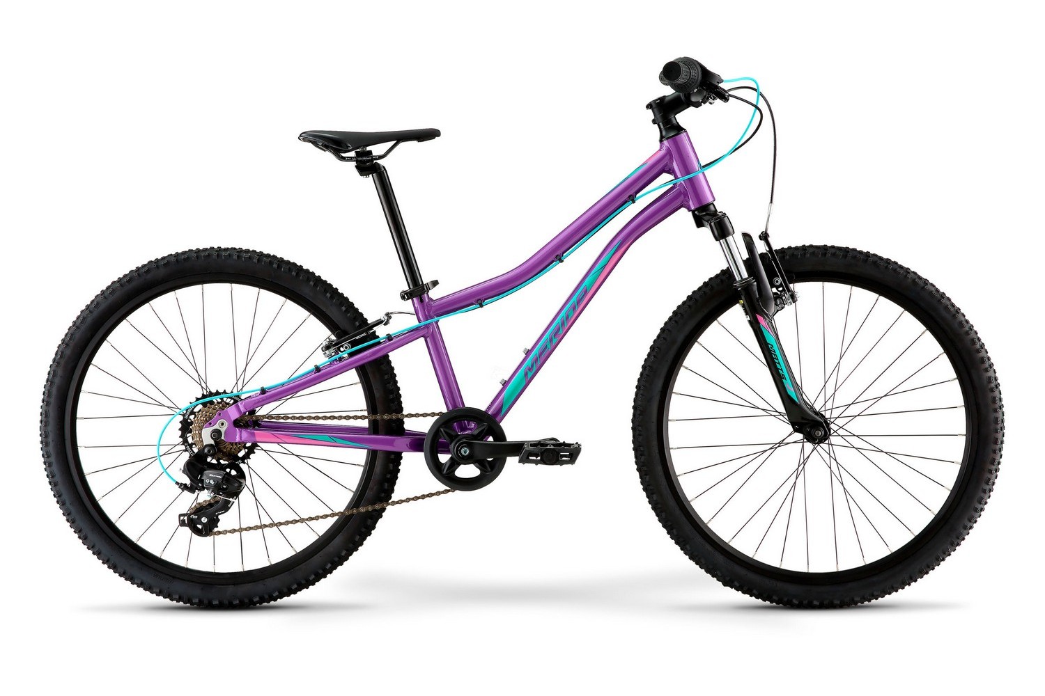 фото Велосипед merida matts j.24 eco 2022 23" фиолетовый/розовый