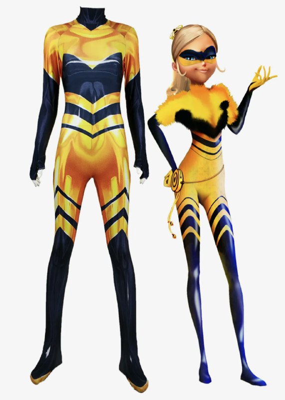 Карнавальный костюм детский ROYAL FELLE Леди Пчела, желтый, черный, 122