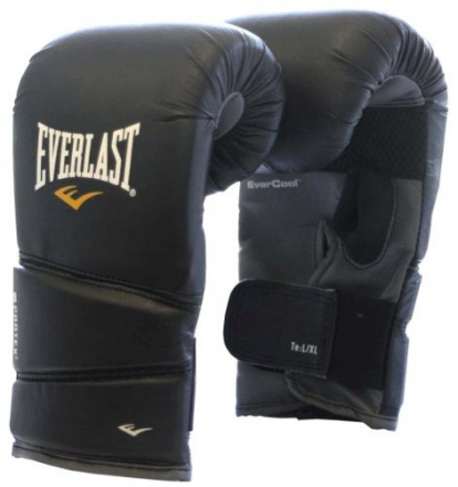 фото Снарядные перчатки everlast protex2, черный, l/xl