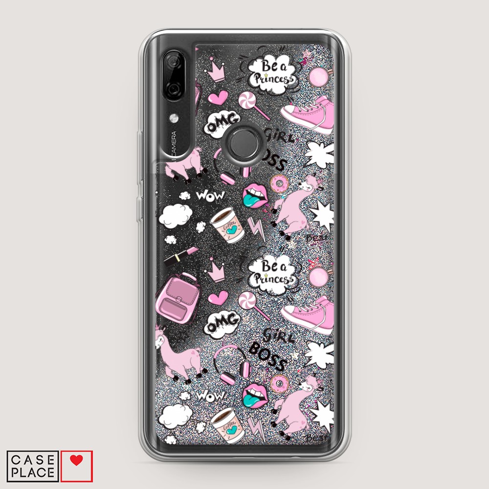 

Чехол Awog на Huawei P Smart Z/Y9 Prime 2019/Honor 9X/9X Premium "Стильная лама", Разноцветный, 69491-1