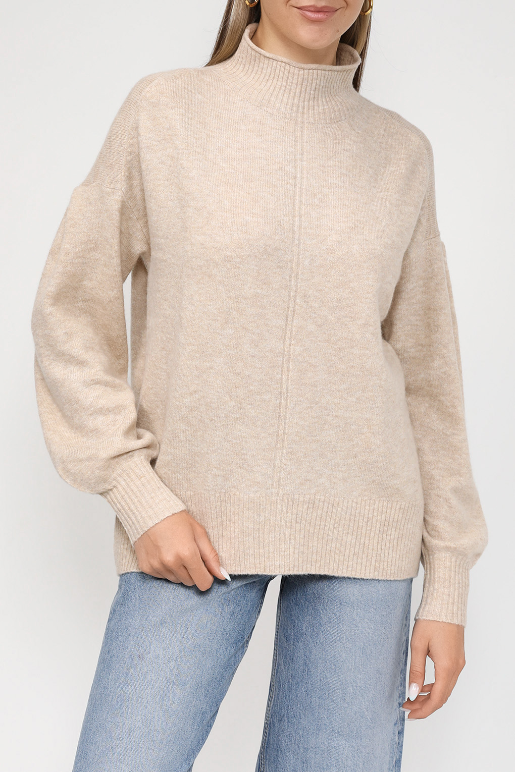 

Свитер женский Esprit Casual 993EE1I328 бежевый XL, 993EE1I328