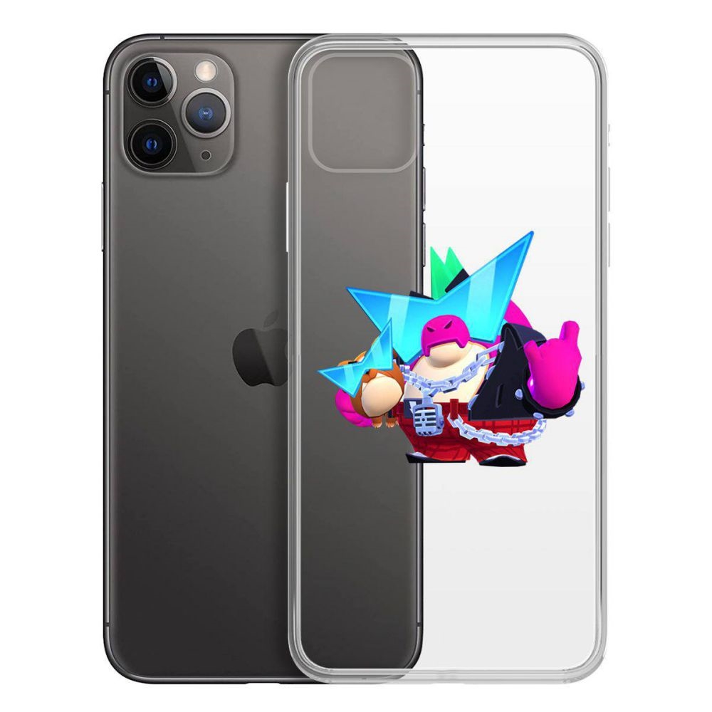 

Чехол-накладка Krutoff Clear Case Brawl Stars-Плохиш Базз для iPhone 11 Pro Max, Прозрачный