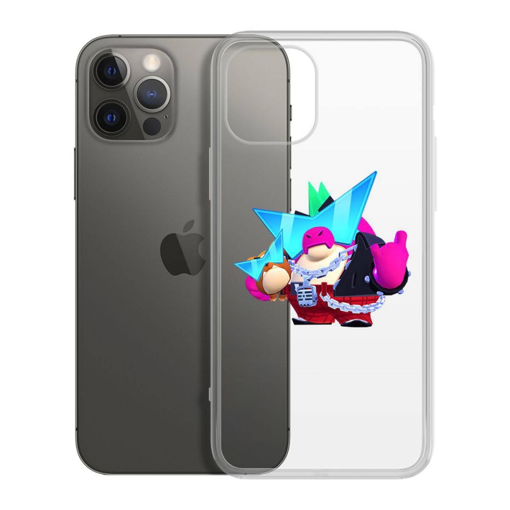 

Чехол-накладка Krutoff Clear Case Brawl Stars-Плохиш Базз для iPhone 12 Pro Max, Прозрачный