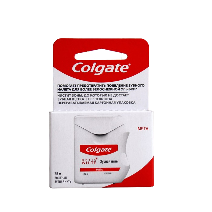 

Зубная нить Colgate Optic White, 25 м