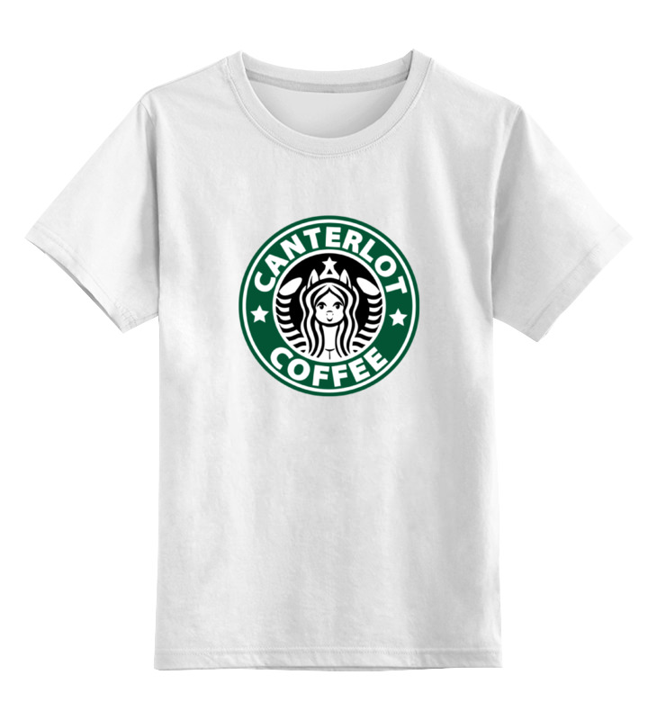 

Футболка детская Printio Canterlot coffee (starbucks x luna) цв. белый р. 116, Canterlot coffee (starbucks x luna)