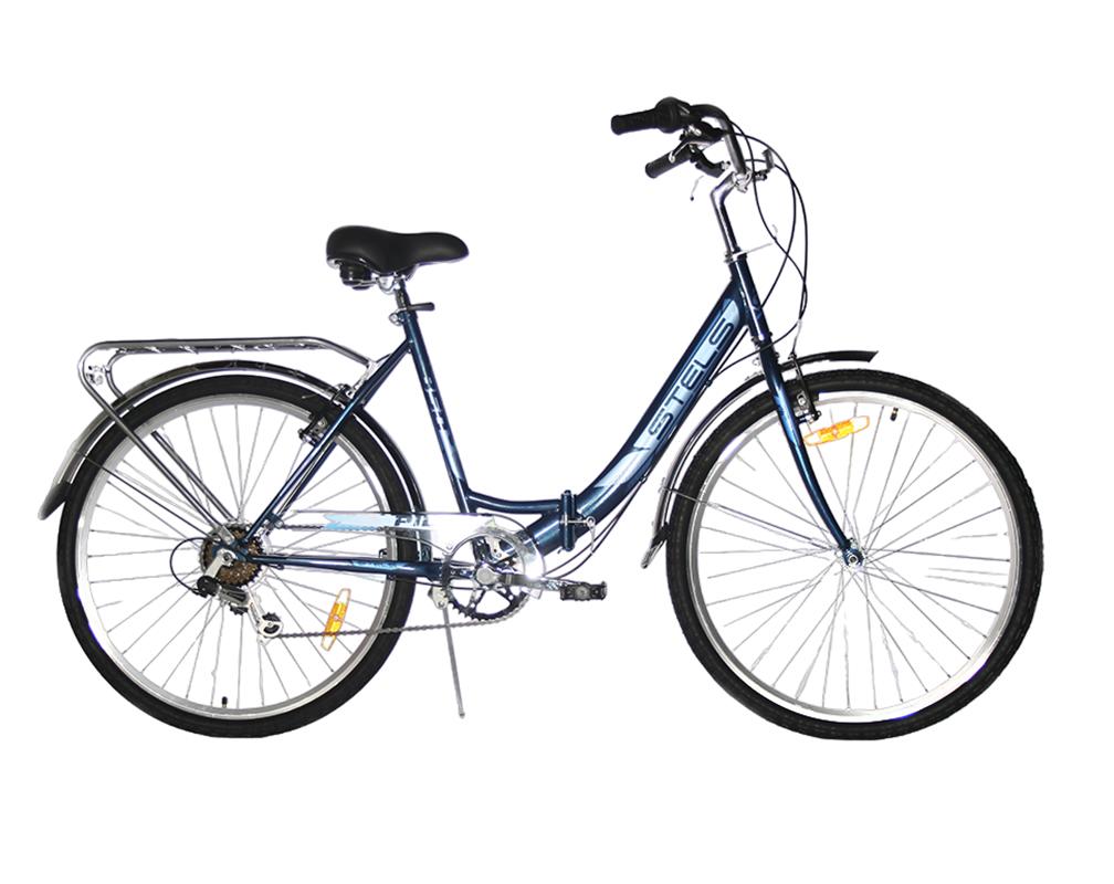 Велосипед Stels 26 Pilot 850 рама 19 темно-синий 1765100₽