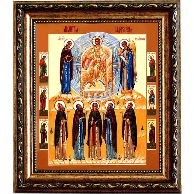 

Молитва задержания. Заградительная икона на холсте.