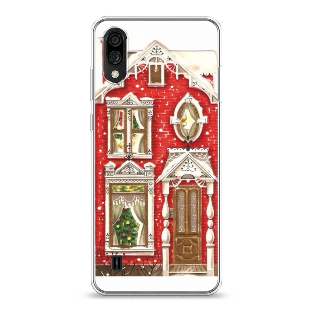 

Чехол на ZTE Blade A51 lite "Пряничный домик", Белый;красный;зеленый, 134850-5