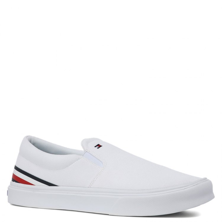 фото Слипоны мужские tommy hilfiger fm0fm03613_2584082 белые 44 eu