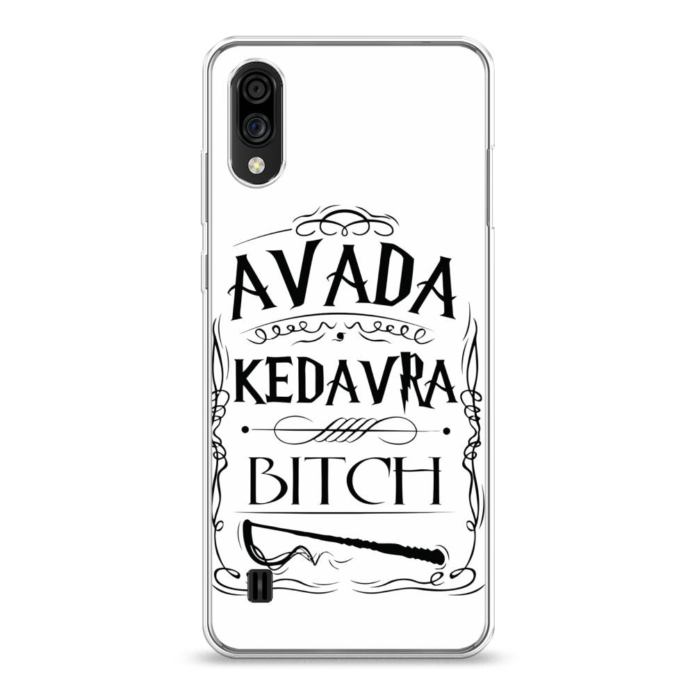 

Чехол на ZTE Blade A51 lite "Avada kedavra bitch", Белый;серый;черный, 134850-6