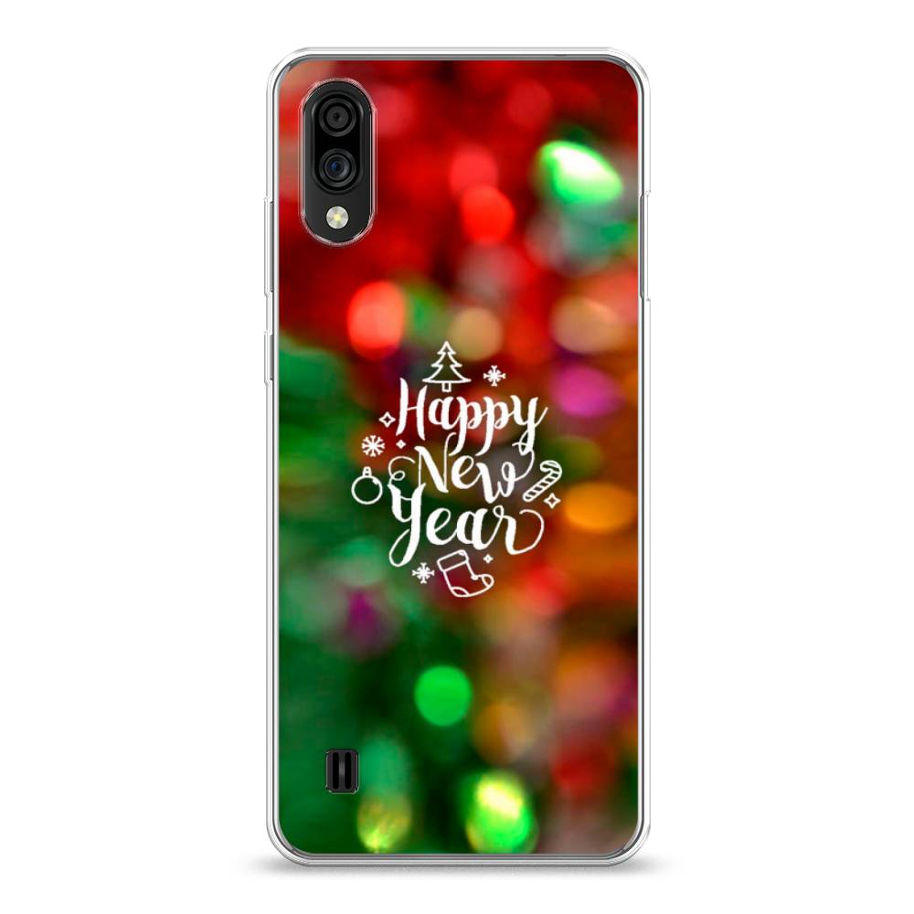 

Чехол на ZTE Blade A51 lite "Новый Год на елке", Зеленый;красный;желтый, 134850-5