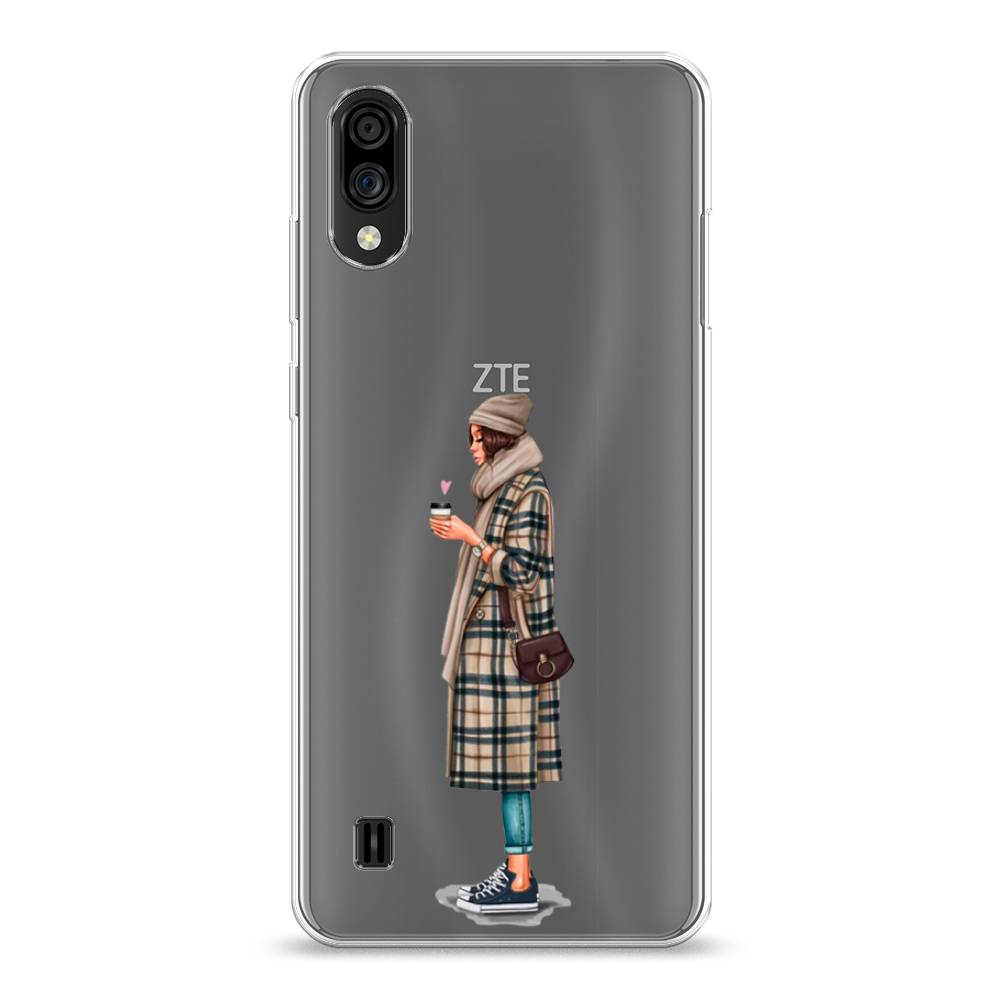 

Чехол на ZTE Blade A51 lite "Утренний кофе", Коричневый;бежевый, 134850-6