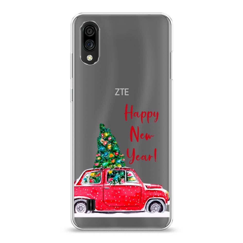 

Чехол на ZTE Blade A51 lite "Happy New Year", Красный;зеленый, 134850-5