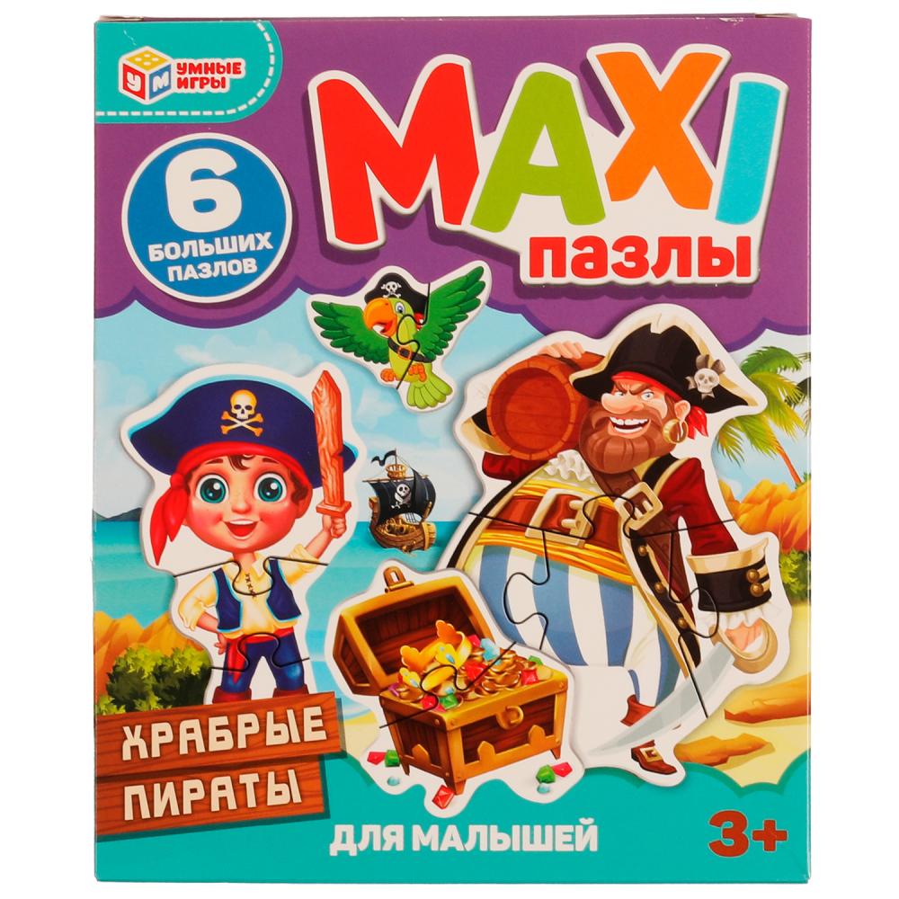Макси-пазлы Умка Храбрые пираты 4680107974563