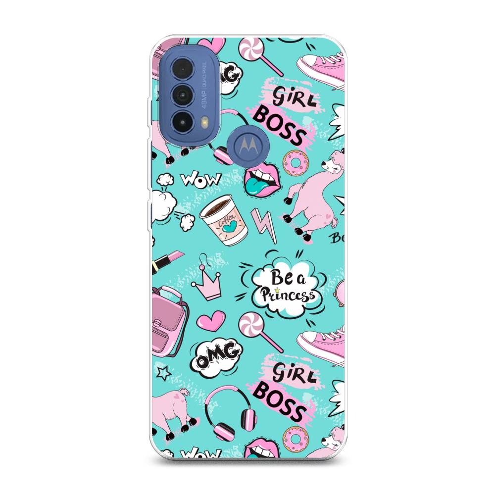 

Чехол Awog на Lenovo K14 Plus/Motorola Moto E20/E30/E40 "Стильная лама", Разноцветный, 243550-1