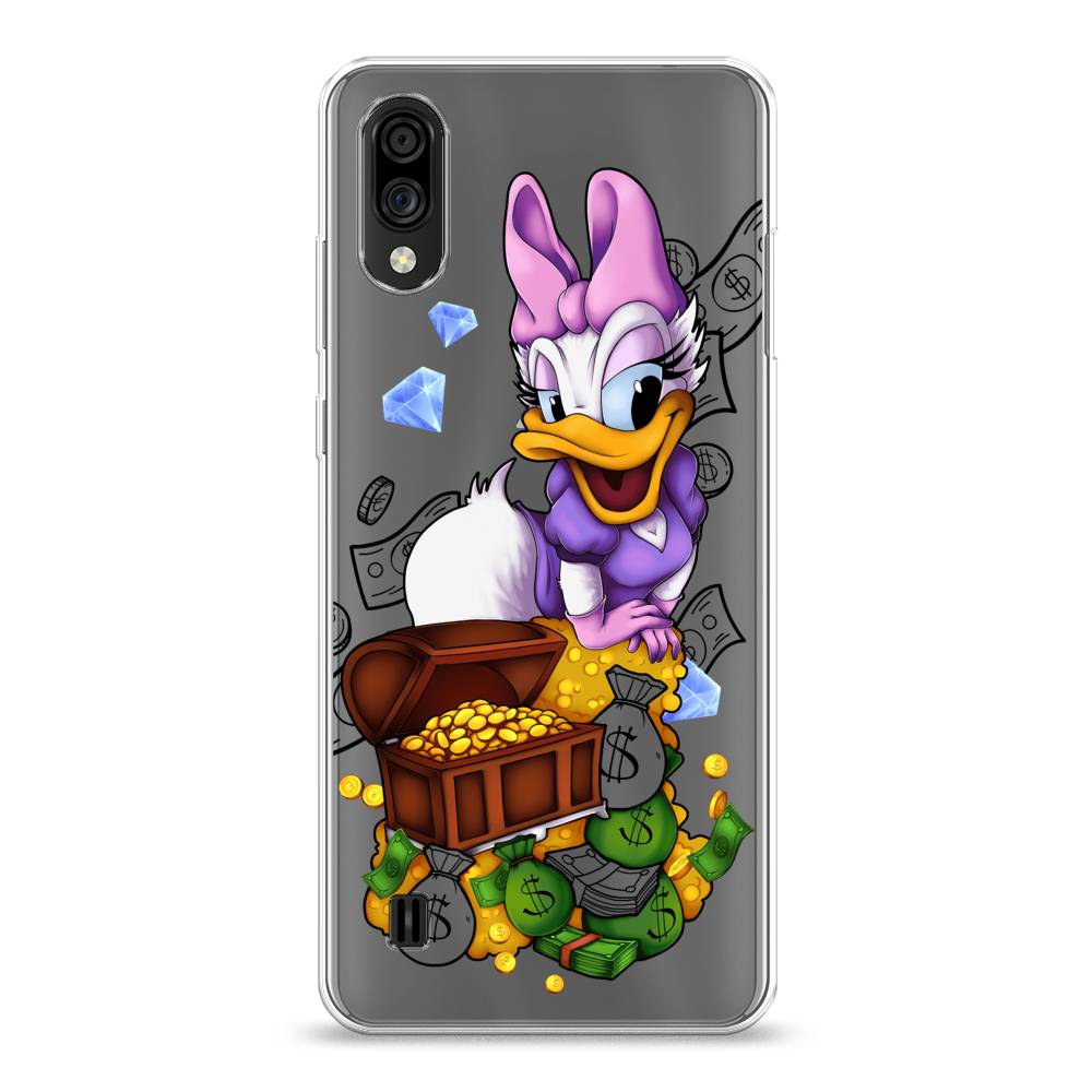 

Чехол на ZTE Blade A51 lite "Rich Daisy Duck", Коричневый;белый;фиолетовый, 134850-6