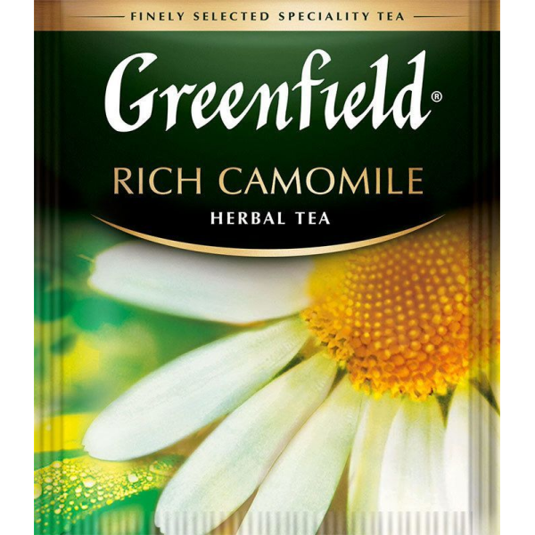 

Чай Greenfield травяной Rich Camomile 100пак*1,5г