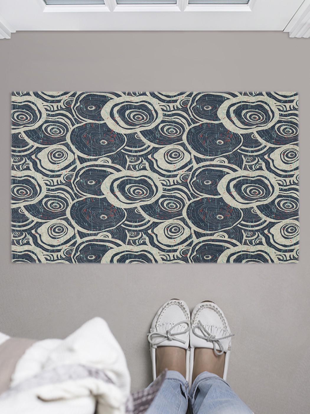 

Придверный коврик в прихожую для обуви, на резиновой основе, 75x45 см door_47691 JoyArty