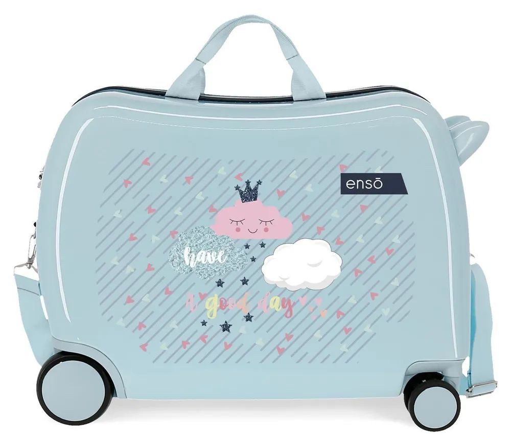 

Чемодан-тележка детский Enso Good Day, Голубой, Good_day_trolley