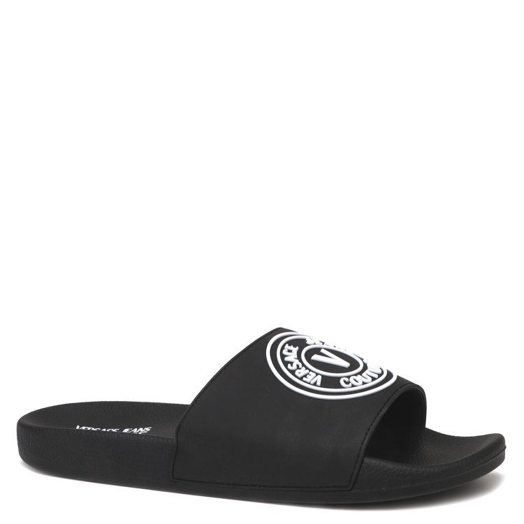 

Сланцы мужские Versace Jeans Couture 76YA3SQ3 черные 44 EU, Черный, 76YA3SQ3