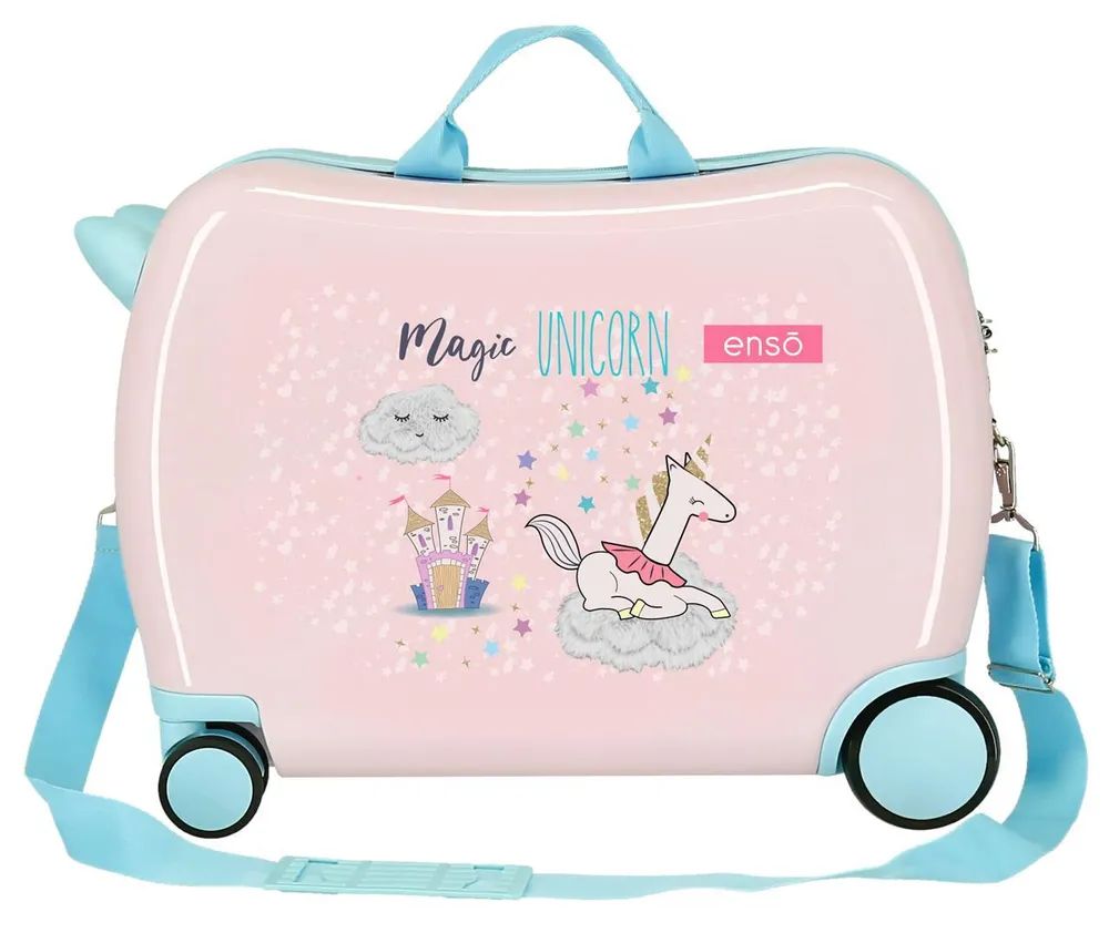 

Чемодан-тележка детский Enso Magic Unicorn, Розовый, Magic_Unicorn_trolley