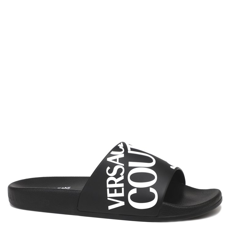 

Сланцы мужские Versace Jeans Couture 76YA3SQ1 черные 43 EU, Черный, 76YA3SQ1