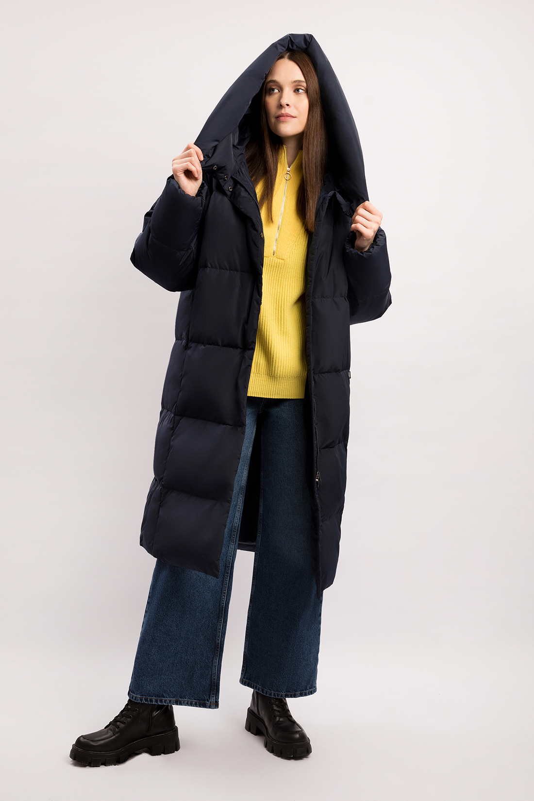 

Куртка женская Baon B0022532 синяя 2XL, B0022532