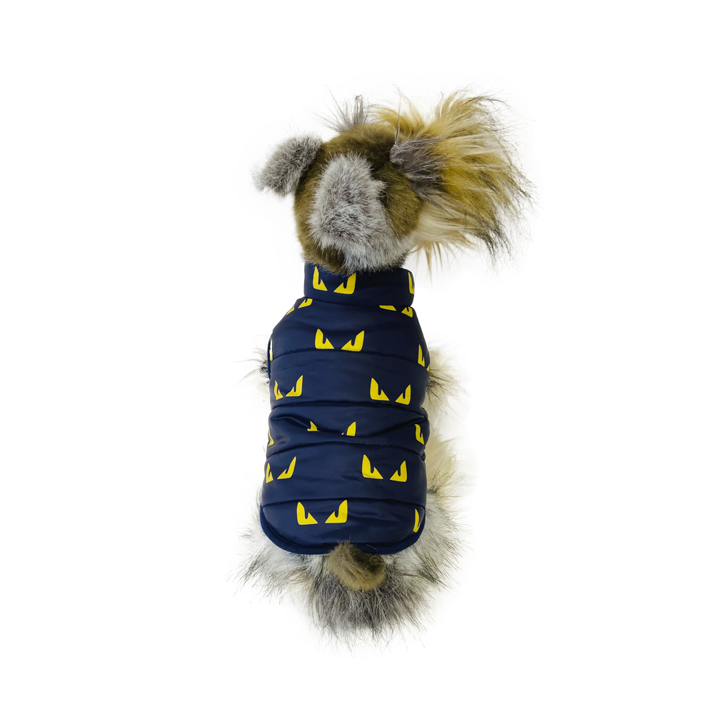 Куртка для собак Ломинар , унисекс, синий, L, длина спины 28 см