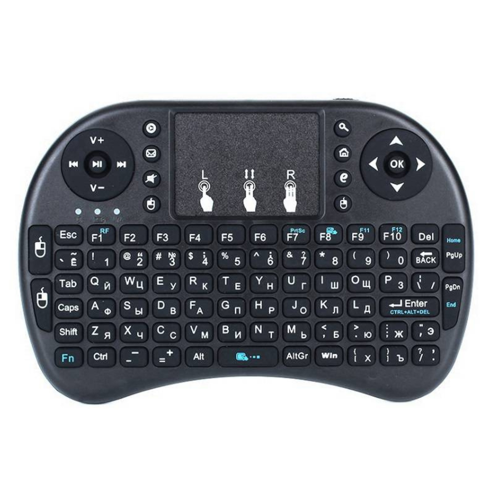 Беспроводная клавиатура NoBrand Mini_keyboard черный Mini_keyboard 64900₽