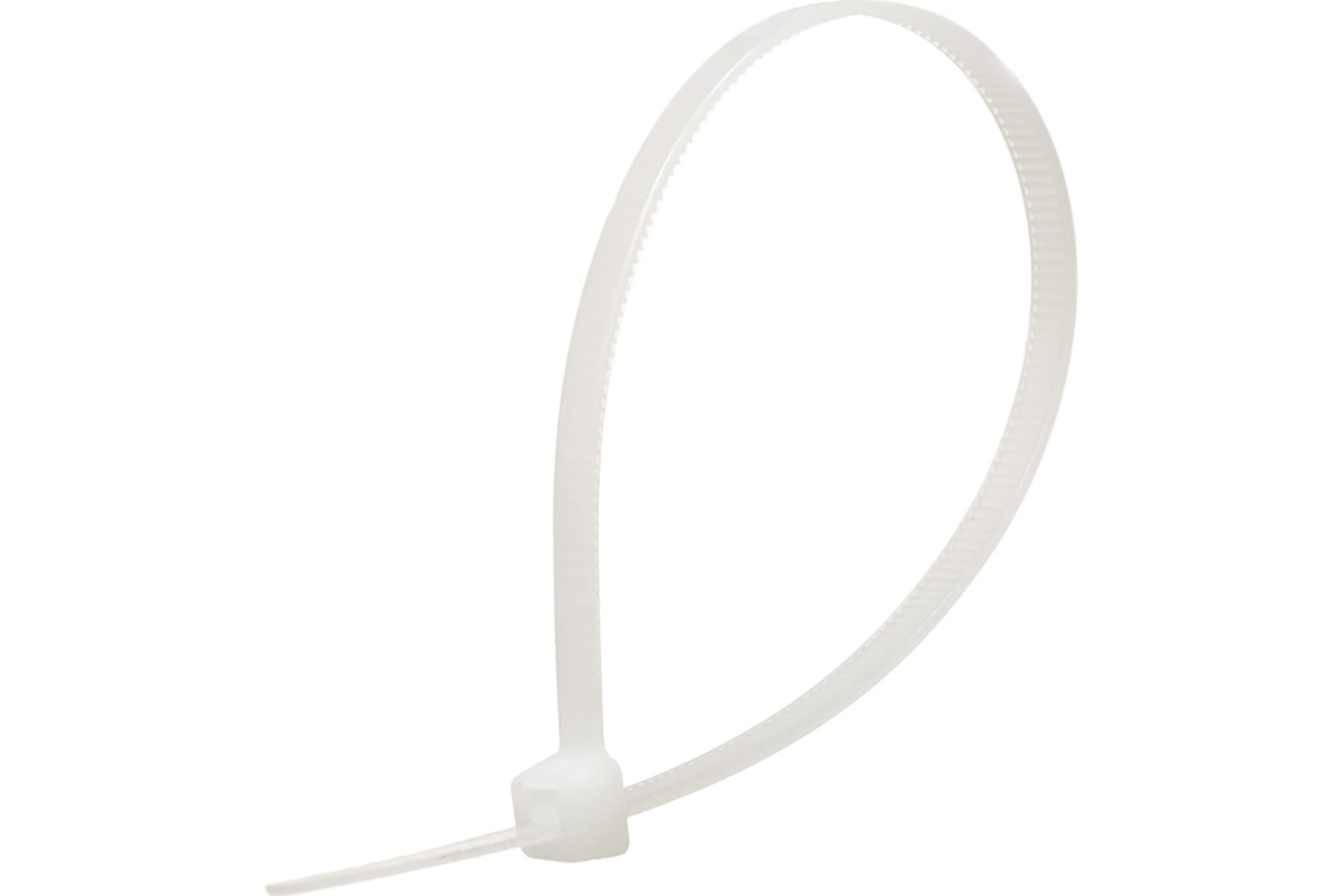 фото Хомут-стяжка duwi кабельный белый 300 х 4,8 мм 25 шт