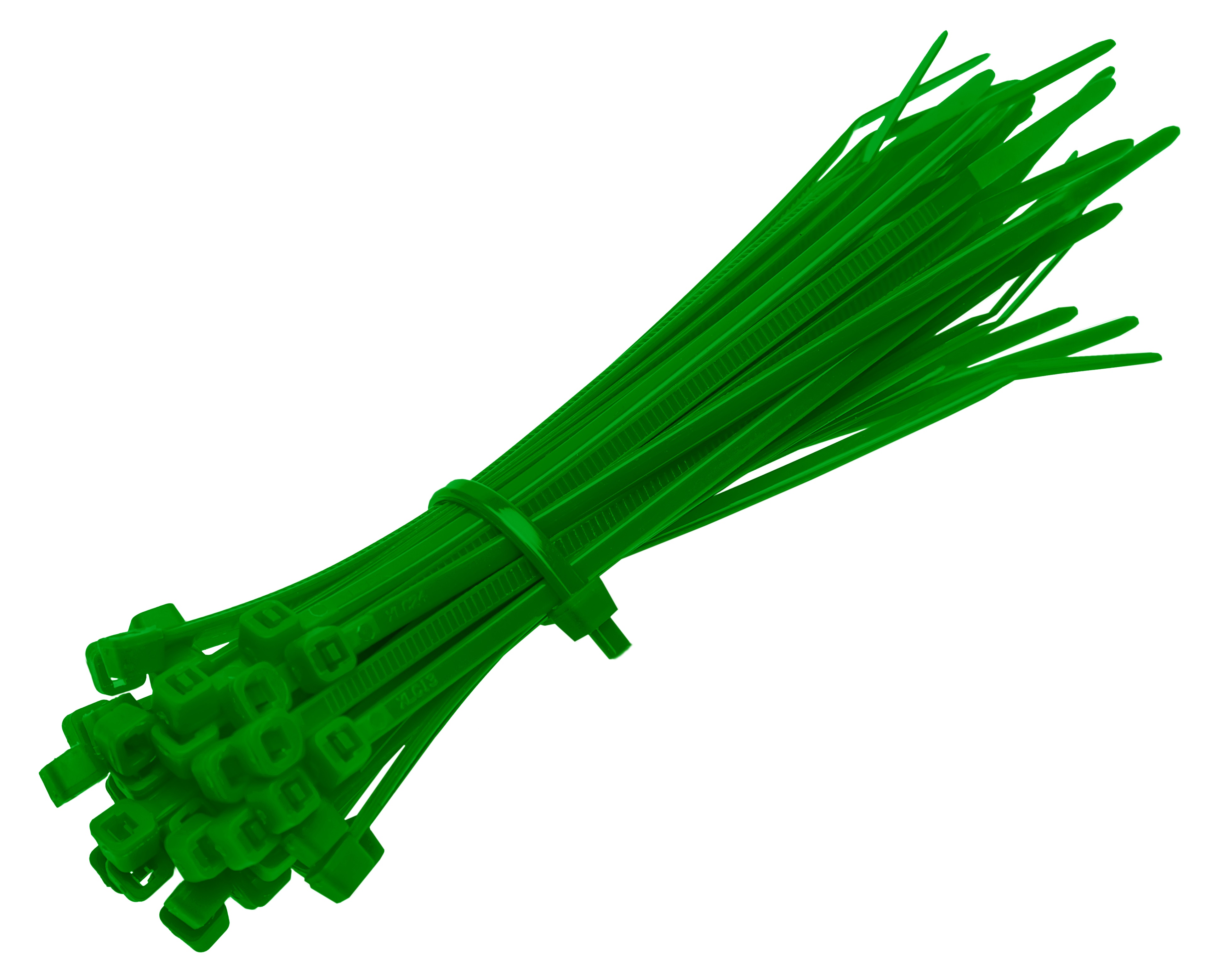 Хомут-стяжка Duwi кабельный зеленый 250 х 3,6 мм 25 шт