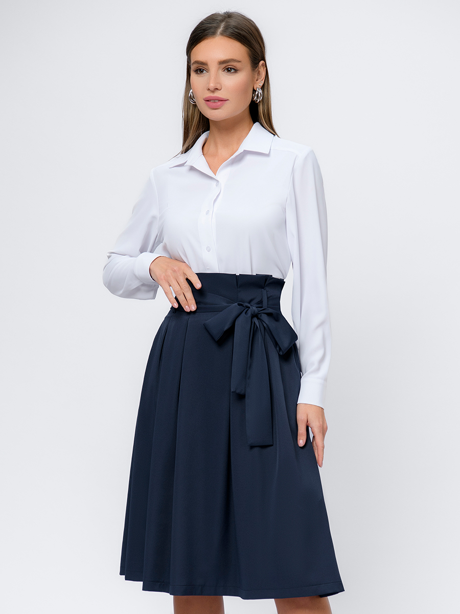 

Юбка женская 1001dress 0102766DB синяя 50, 0102766DB