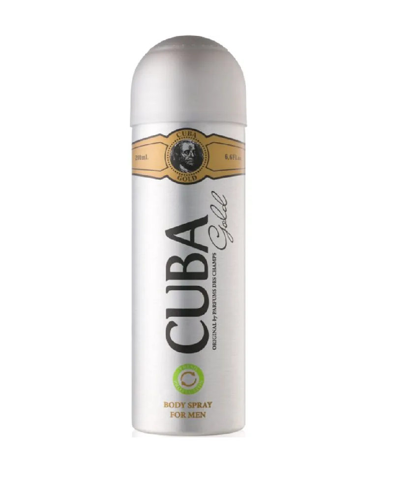 Дезодорант Cuba мужской Gold Men, 200 мл