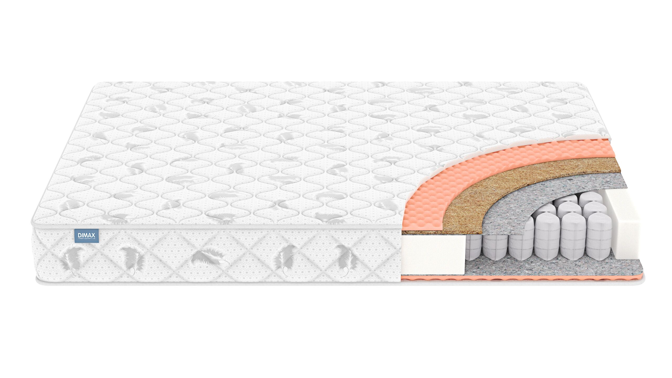 

Матрас Dimax Оптима Массаж 2 75x220, Оптима Массаж 2