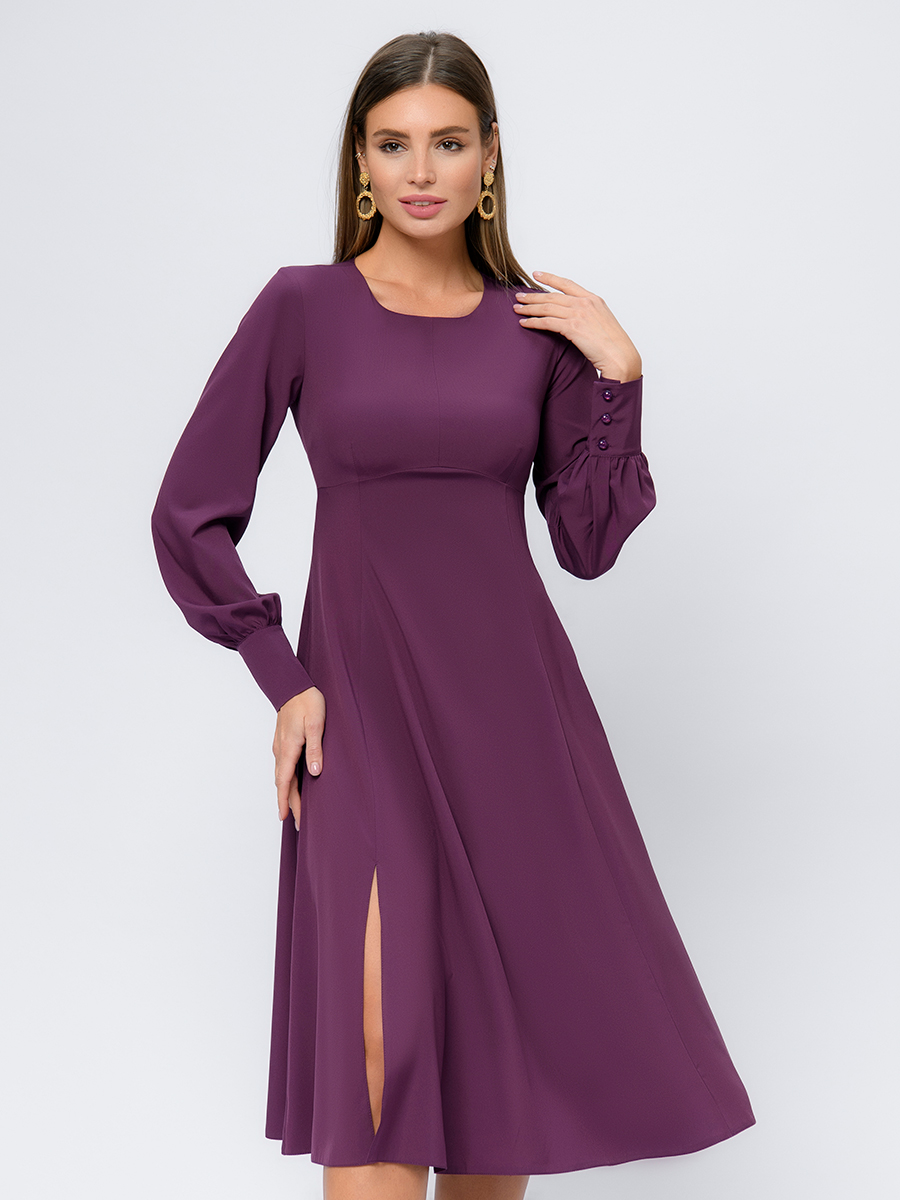 

Платье женское 1001dress 0102782PM фиолетовое 42, Фиолетовый, 0102782PM