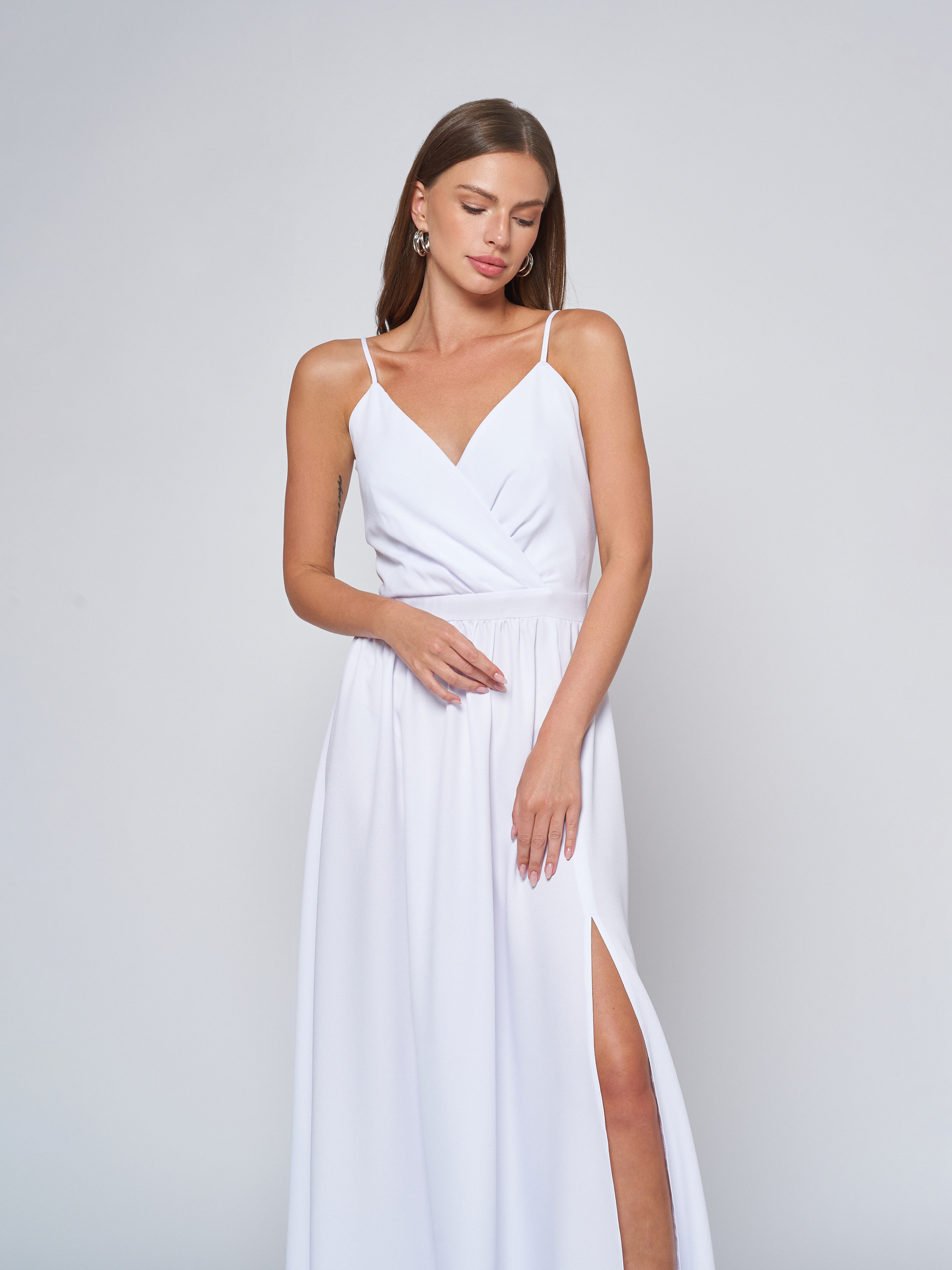 

Платье женское 1001dress 0102790WH белое 44, 0102790WH
