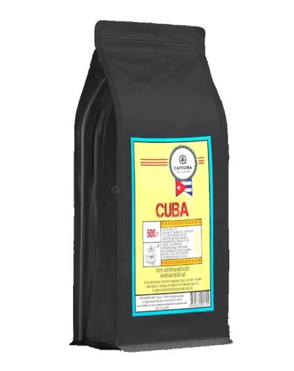 

Кофе молотый натуральный Caffeina Cuba 0,5 кг, 45