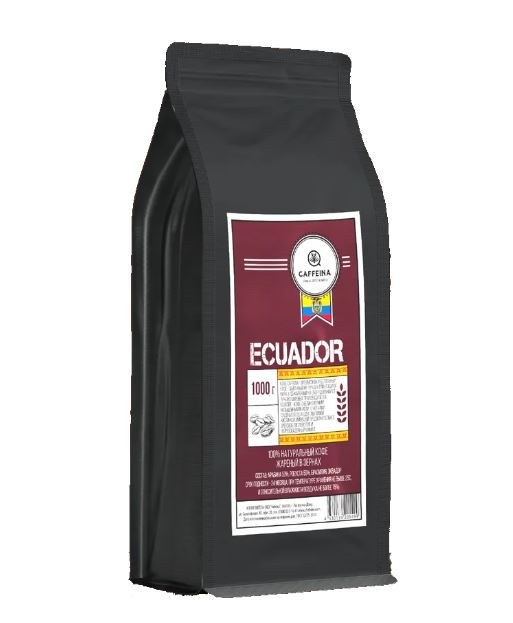 

Кофе в зернах натуральный Caffeina Ecuador 1 кг, 47