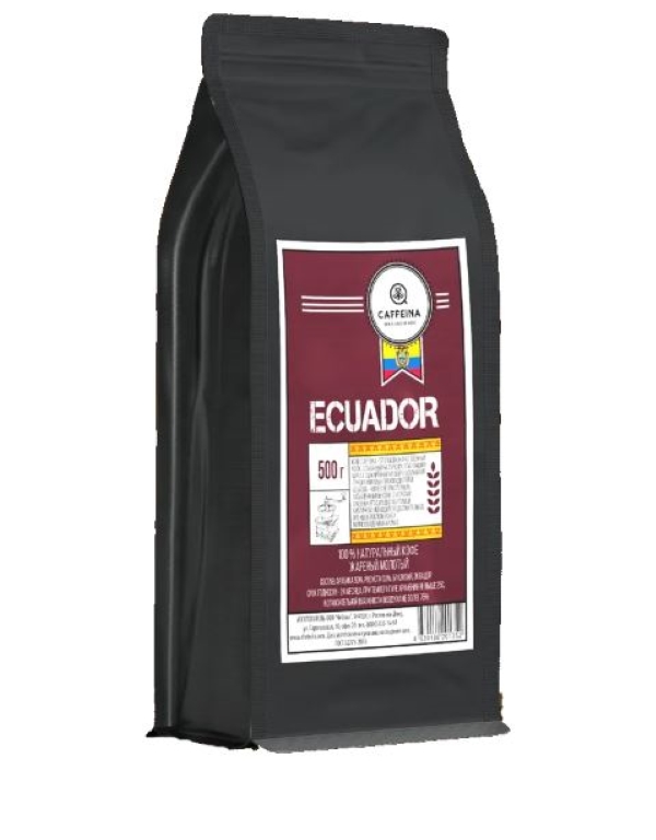 

Кофе молотый натуральный Caffeina Ecuador 0,5 кг, 48