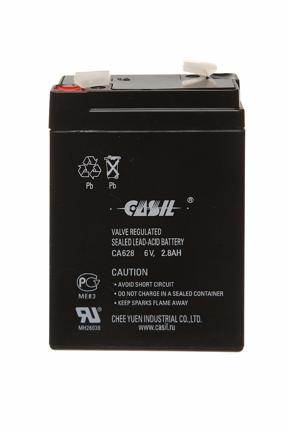 Свинцово-кислотный аккумулятор CASIL CA628 6В 2.8Ач 211