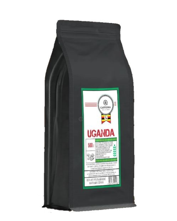 

Кофе в зернах натуральный Caffeina Uganda 0,5 кг, 55