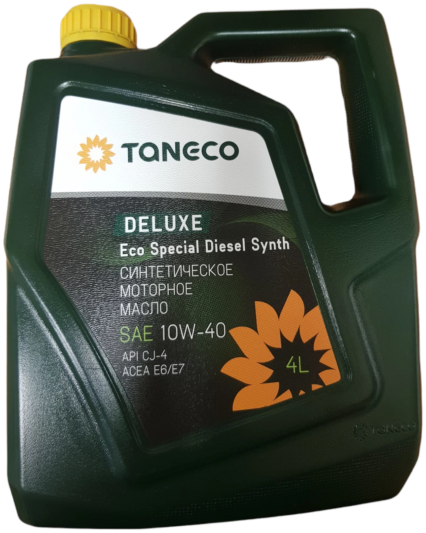 Моторное масло Taneco синтетическое DeLuxe Eco Special Diesel Synt 10W40 4л