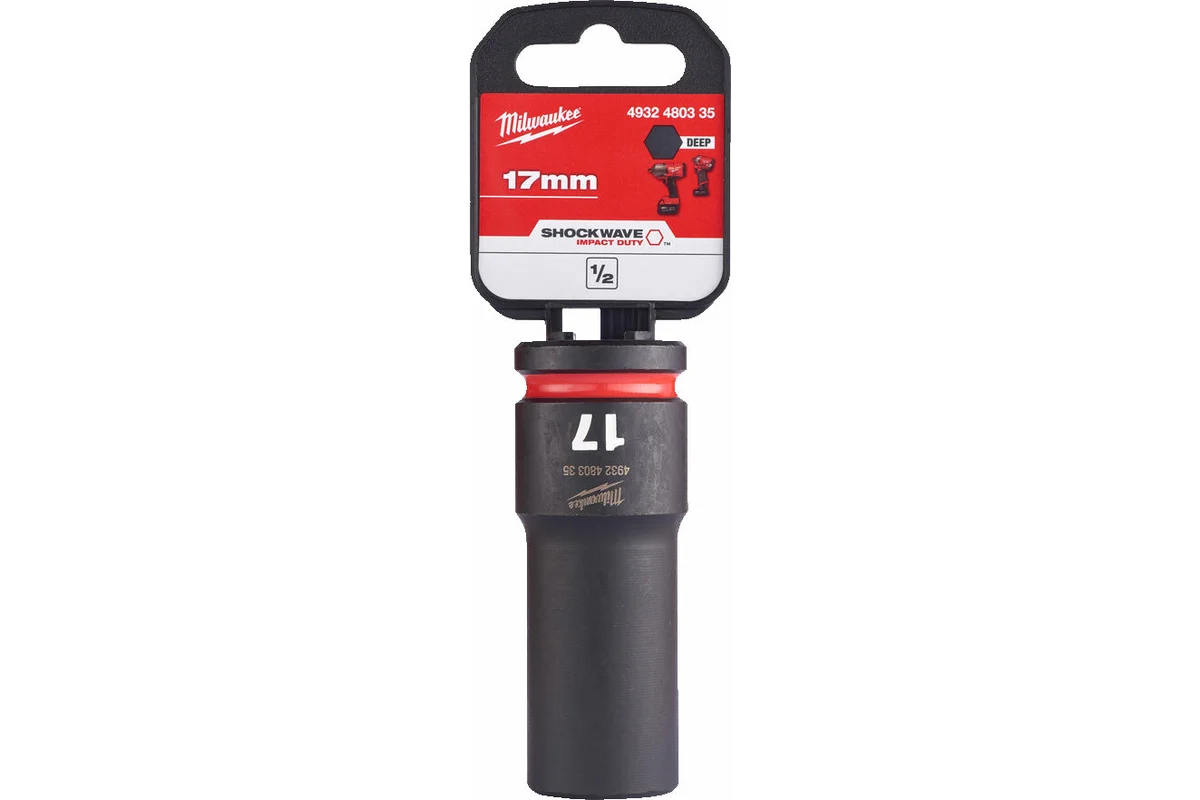 

Головка ShW 1/2 17 мм, удлиненная (1 шт) (замена для 4932352854), Hex socket ShW 1/2 deep 17mm-1pc