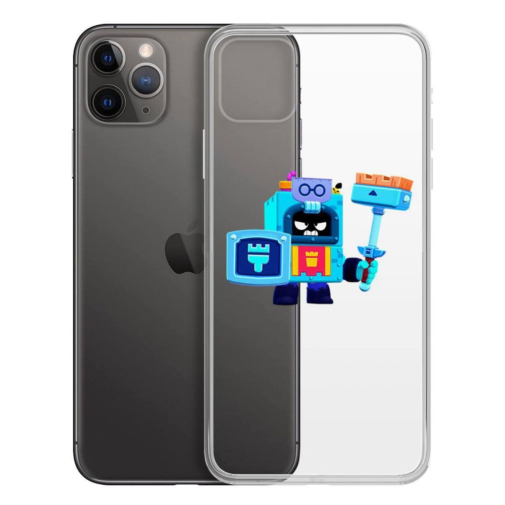 

Чехол-накладка Krutoff Clear Case Brawl Stars-Эш для iPhone 11 Pro Max