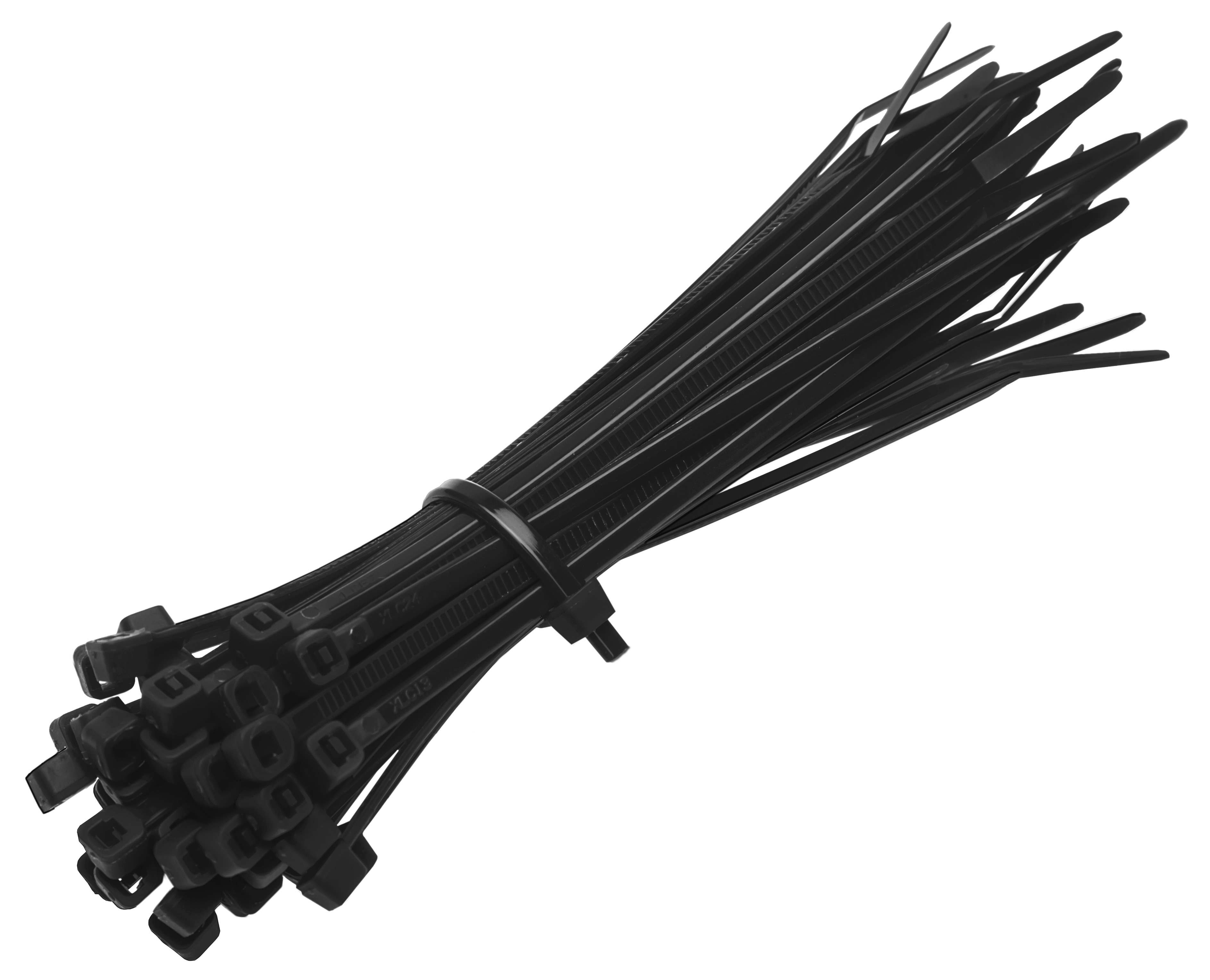 фото Хомут-стяжка duwi кабельный черный 300 х 4,8 мм 25 шт