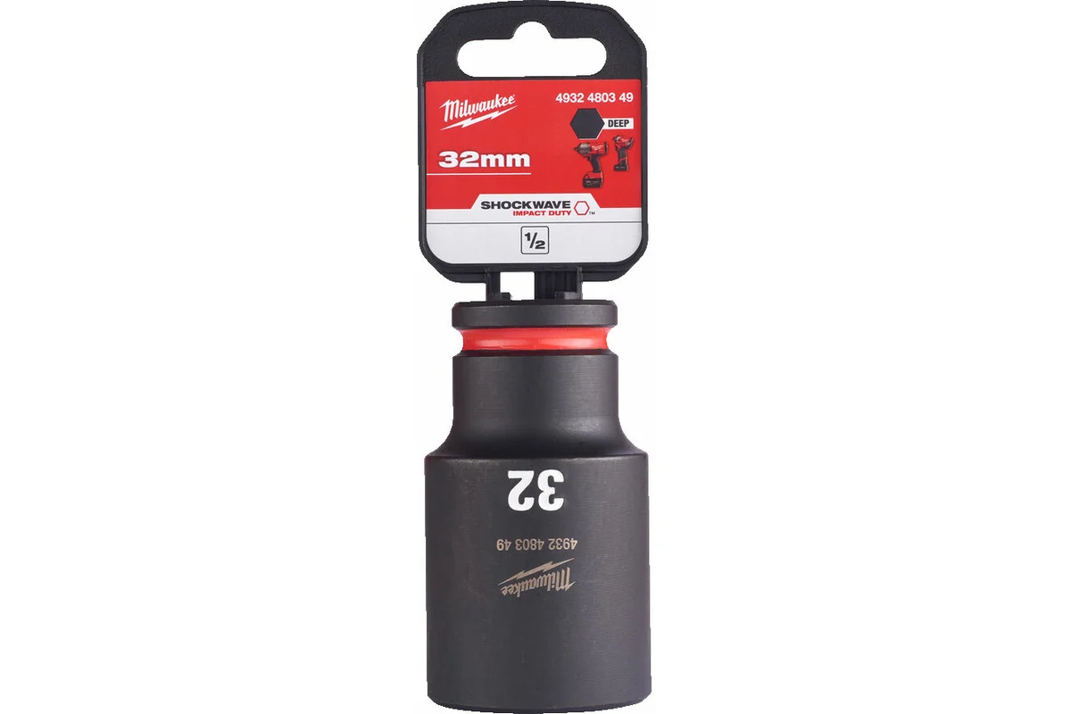 

Головка ShW 1/2 32 мм, удлиненная (1 шт) (замена для 4932352860), Hex socket ShW 1/2 deep 32mm-1pc