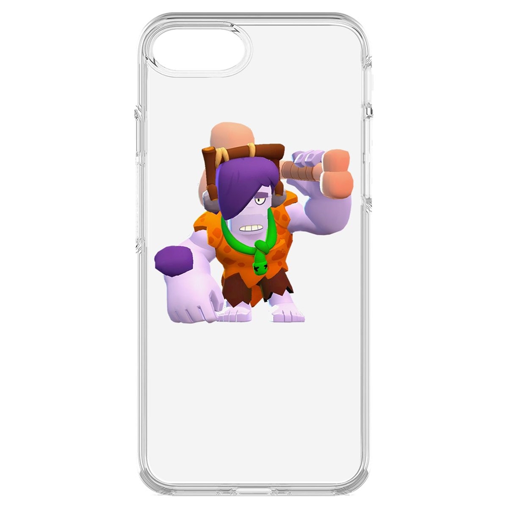 

Чехол-накладка Krutoff Clear Case Brawl Stars-Пещерный Фрэнк для iPhone 7/8/SE